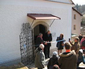 Slavnostní otevření opravené, hřbitovní kaple 27.3.2022